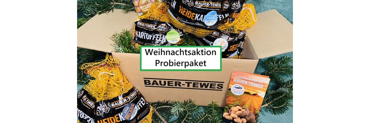 Probierpaket - auch in diesem Jahr - Probierpaket-Tasting-Heidekartoffeln